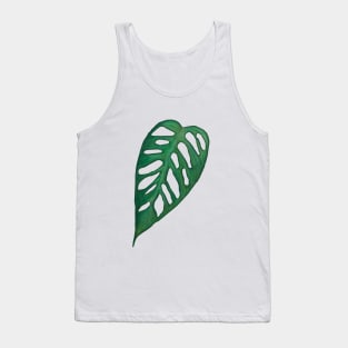 Monstera Adonsonii Leaf Tank Top